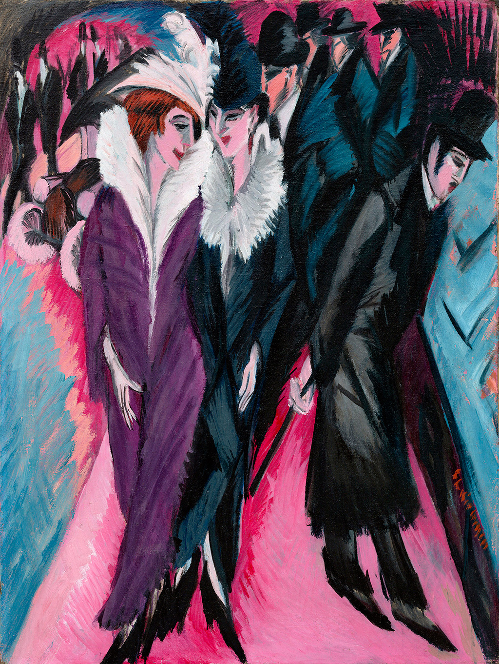 Street, Berlin in Detail Ernst Ludwig Kirchner